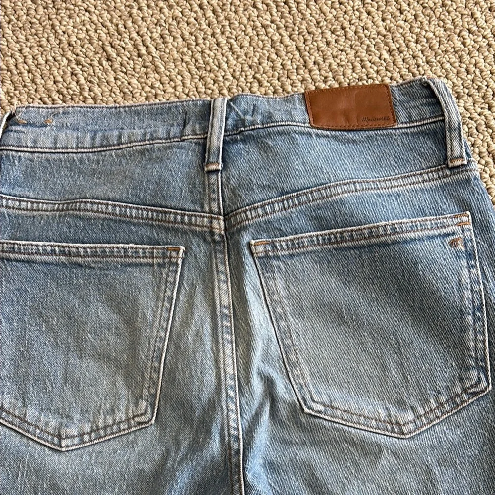 Madewell perfect vintage Light Blue Straight-Leg Jeans